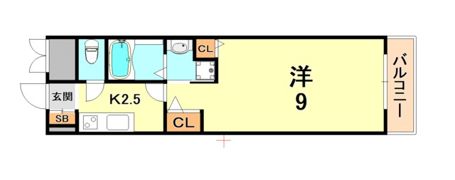 パレス東洋神戸5号館の間取り画像