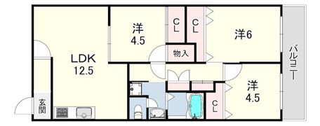 マリンハイム塩屋の間取り画像