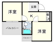 アメニティ東神戸の間取り画像
