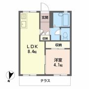 美山台ハイツの間取り画像