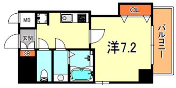 LUXE芦屋南の間取り画像