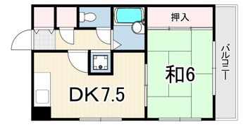 グッドストック東難波の間取り画像
