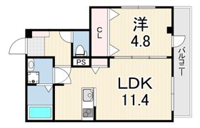 メイユール南塚口の間取り画像