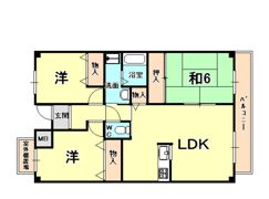 ソアール門戸荘の間取り画像