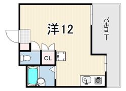 サニーパレス大津和の間取り画像