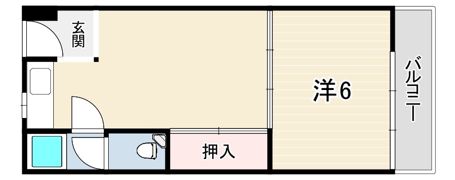 濱田魚崎マンションの間取り画像