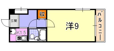 ラ・メゾンドール甲南の間取り画像