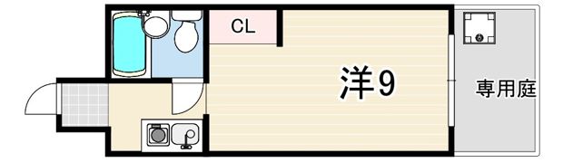 シルバーハイツ御影の間取り画像