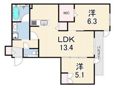 グランメゾン 梅ノ木の間取り画像