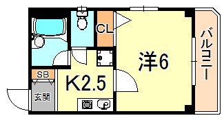 カーサ滝の茶屋の間取り画像