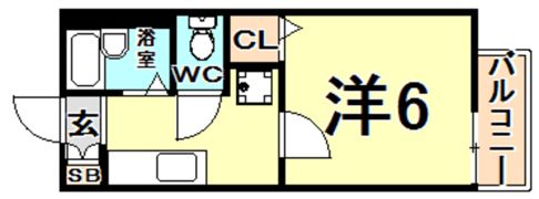 ラッキータウン2番館の間取り画像