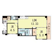 GLICINA神戸三宮の間取り画像