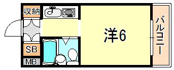 レジデンス清水ヶ丘の間取り画像