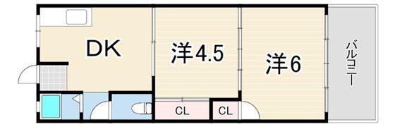 エルパラッツォ本山南の間取り画像