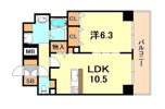 プレサンス三宮エレガンシアの間取り画像