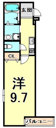 フジパレス武庫川公園の間取り画像
