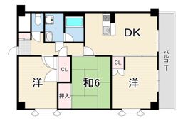 甚樹園マンション壱番館の間取り画像