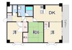甚樹園マンション壱番館の間取り画像