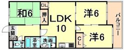 ファースト園田の間取り画像