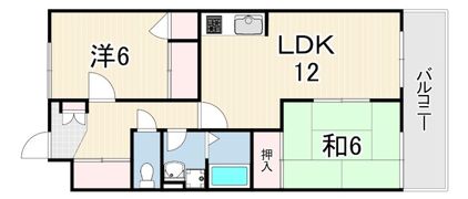 バン・ヴェール芦屋の間取り画像