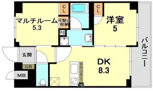 エステムプラザ神戸西4インフィニティの間取り画像
