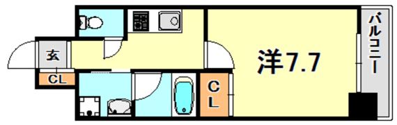 ピアグレース神戸の間取り画像