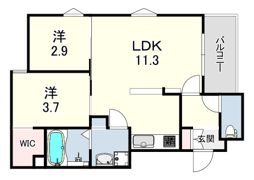REGALEST武庫川7の間取り画像