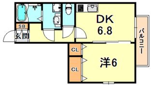 クレセントコートの間取り画像