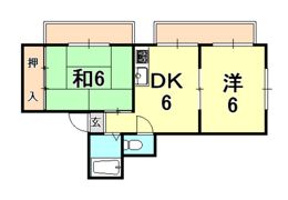 サンパレス21門戸の間取り画像