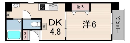ループ若草の間取り画像