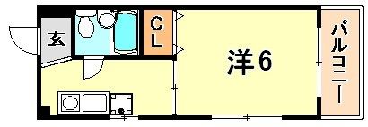 ポプリ六甲の間取り画像