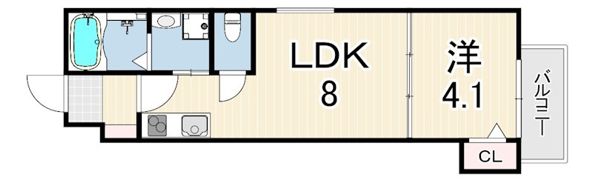 TERAS KOROENの間取り画像