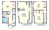 今津山中町戸建の間取り画像