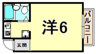 ダイドーメゾン西宮北口の間取り画像