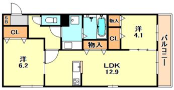 LALA FUKUDAの間取り画像