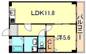 高津橋マンションの間取り画像