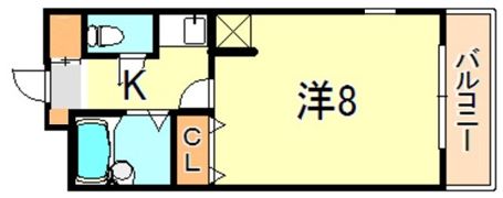 エスポワール大津和の間取り画像