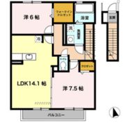 セントラルグレイス A棟の間取り画像