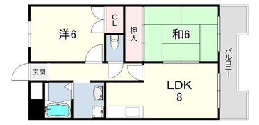 サンロイヤル神戸西の間取り画像