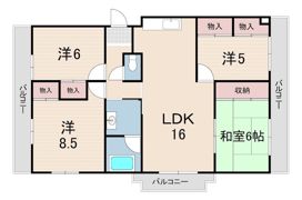 フェルザ西宮の間取り画像