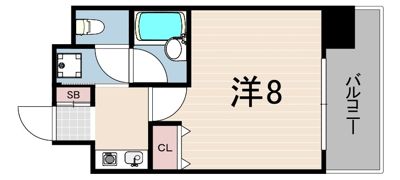 ラナップスクエア三宮プライムの間取り画像