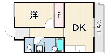 シロハイヌ尼崎の間取り画像