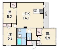 ぺリラ大森の間取り画像