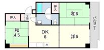 ユーミーハイツの間取り画像