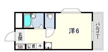 パルメゾン西脇の間取り画像