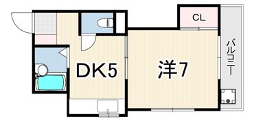 第一神崎ハイツの間取り画像