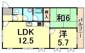 グリーンコート西宮の間取り画像