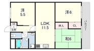 シティハイツ立花1の間取り画像