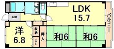 クリスタルの間取り画像