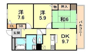 IVY HEIGHTSの間取り画像